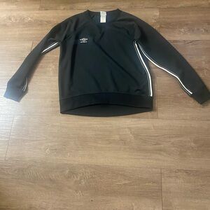 Umbro Black Pullover with White Accents